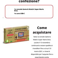 Game & Watch Super Mario Nintendoversione 35° Anni