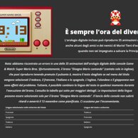 Game & Watch Super Mario Nintendoversione 35° Anni