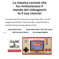 Game & Watch Super Mario Nintendoversione 35° Anni