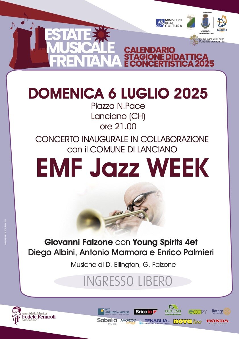 Al via la Emf Jazz Week: primo concerto in piazza Pace