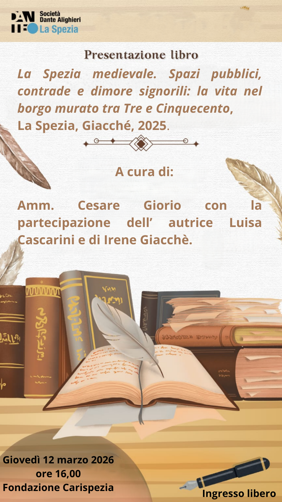 la spezia medievale. spazi pubblici, contrade e dimore signorili la vita nel borgo murato tra tre e cinquecento,