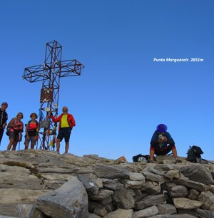 foto ricordo a Punta Marguareis 2651m