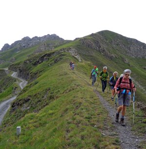Sentiero che conduce alla Capanna Morgantini