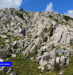 una montagna di calcare