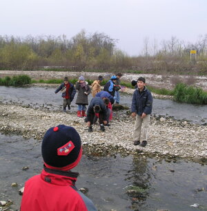 didattica sul torrente Maira