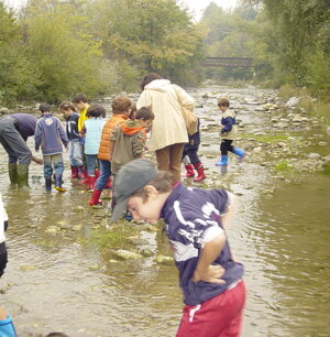 didattica sul torrente Maira