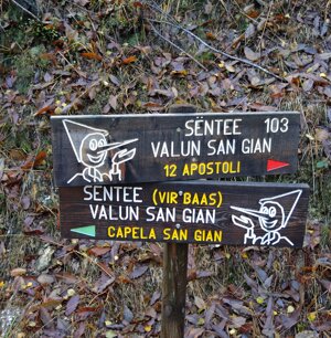 Palino per Sentiero Valun san Gian