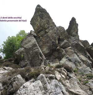 i denti della vecchia (caratteristica forma rocciosa)