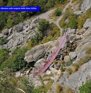 Ponte tibetano sulle Vene
