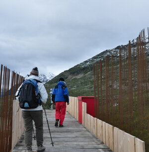 La scultura ARK SOUND Lago Bianco