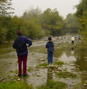Didattica sul torrente Maira a Tetti di Dronero