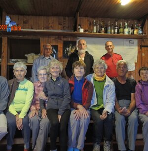 8 luglio 2017 interno della Capanna Morgantini