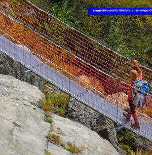 Ponte tibetano sulle Vene