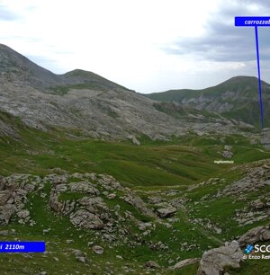 Pian Ambrigi 2110m Vasta conca di assorbimento.