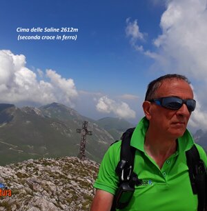 Cima delle Saline 2612m (seconda croce in ferro)