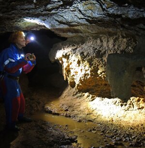 esplorazione grotta Tana della Dronera