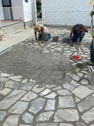 Pavimentazione cortile