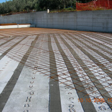 Autorimessa in Sant'Agata, Massa Lubrense (Na Solaio di copertura