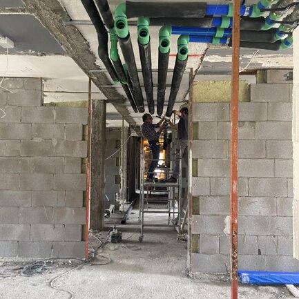 Hotel Alpha, Sant'Agnello Lavori di riqualificazione e del secondo piano della struttura turistica e del terrazzo di copertura