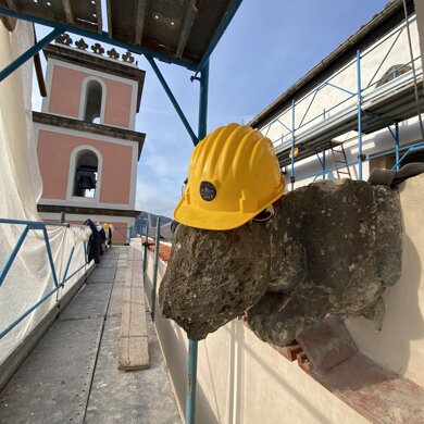 Chiesa SS Annunziata in Vico Equense Restauro della faccia su Via Vescovado
