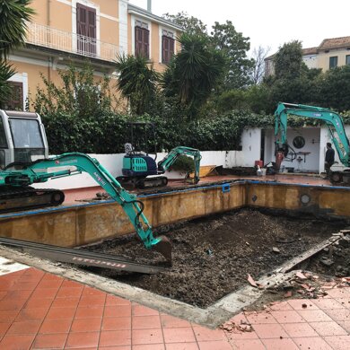 Hotel Villa Garden, Sant'Agnello (Na) Rifazione piscina ed esterni