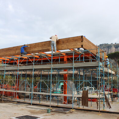 Nuovo impianto carburanti - Piano di Sorrento Realizzazione pensilina