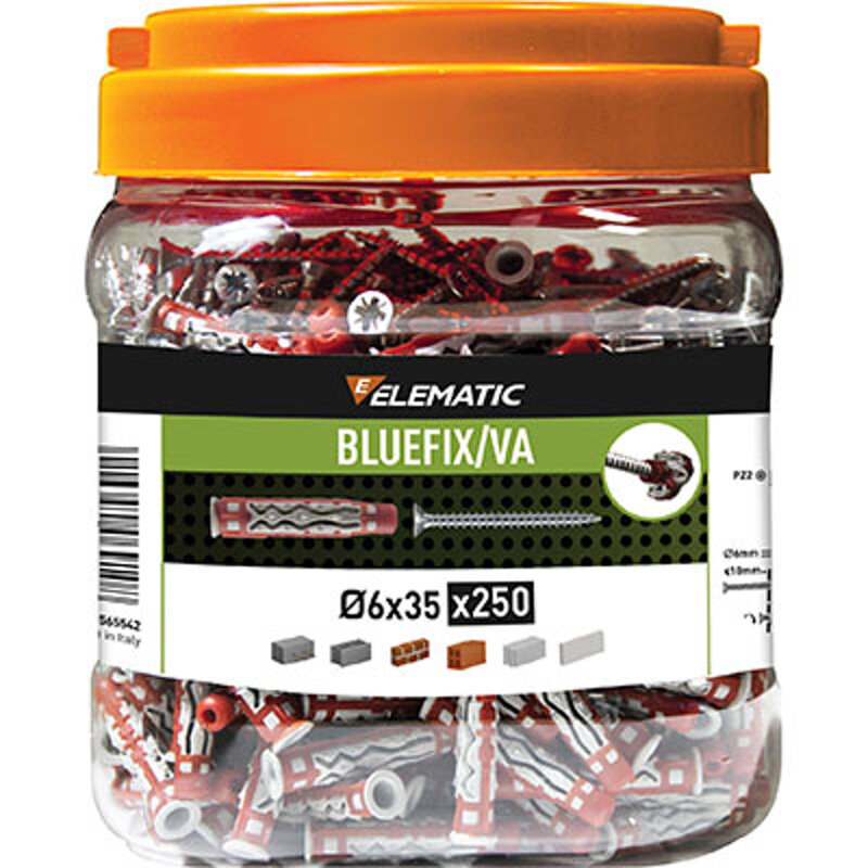 tassello-nylon-bluefixva-6-tsp-promopack-elematic-cf-250pz