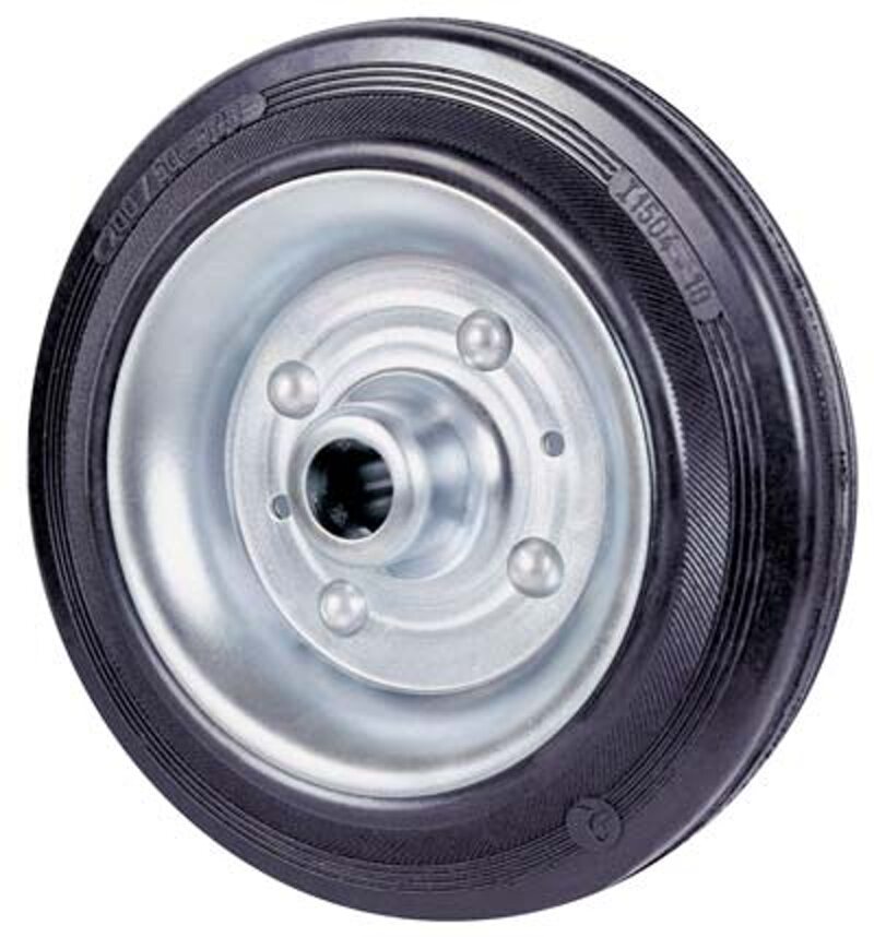 ruota-gomma-nera-112-avo-disco-acciaio-cuscinetti-a-rulli-dmm-80x25
