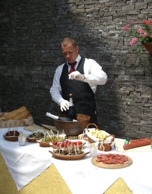 Aperitivo in veranda