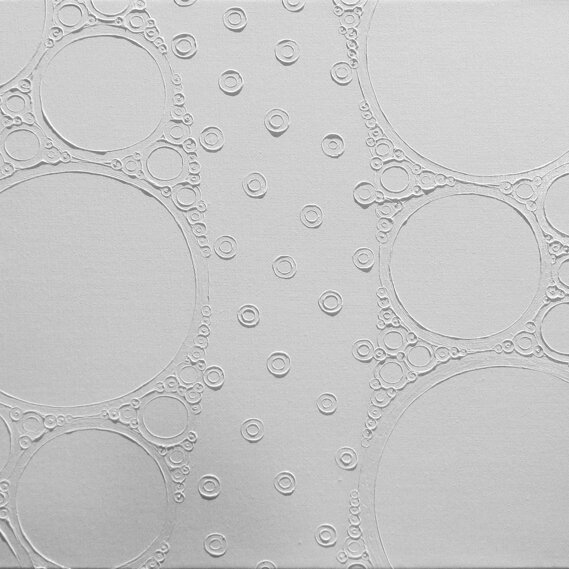 13-C33 (oil on acrylic on canvas, 30x30cm, 2013)