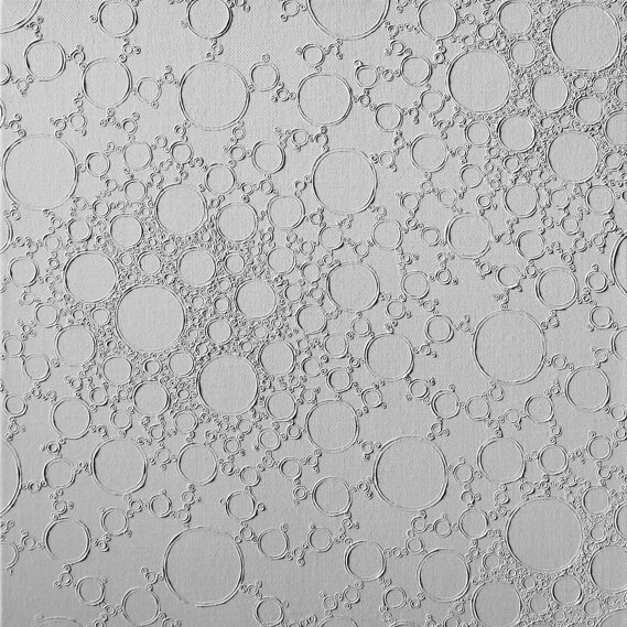 12-C11 (oil on acrylic on canvas, 30x30cm, 2012)