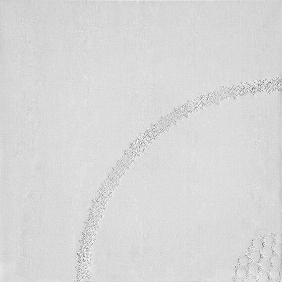 14-C15 (oil on acrylic on canvas, 50x50cm, 2014)