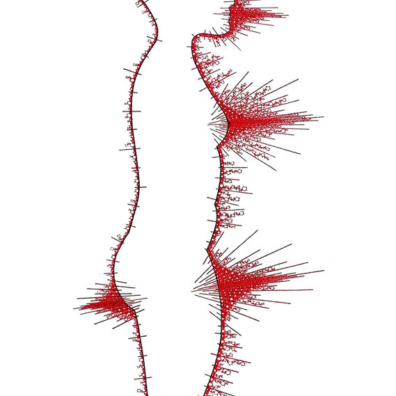 21-TS01 (oil on acrylic on canvas, 90x200cm, 2021)