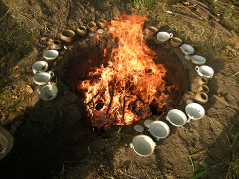 Preriscaldamento della ceramica Preriscaldamento della ceramica