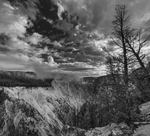 il gran canyon del fiume Yellowstone the canyon of the Yellowstone river