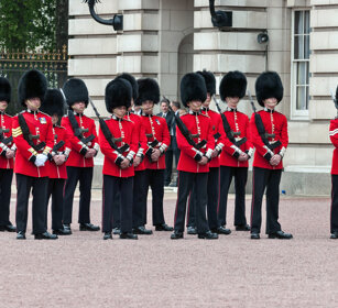 la Guardia Reale, Buckingham Palace, Londra the Royal Guard, Buckingham Palace, London