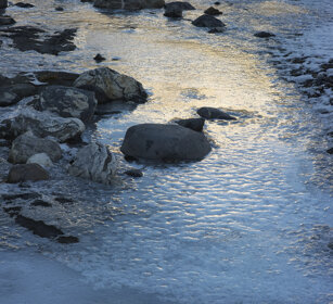 torrente gelato, icy torrent Oulx (To)