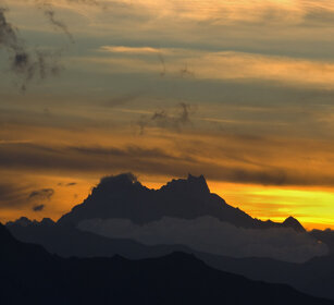 tramonto, sunset valle Susa, Susa valley