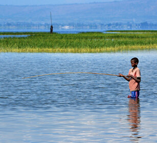 pescatore, fisher lago Awasa, lake Awasa