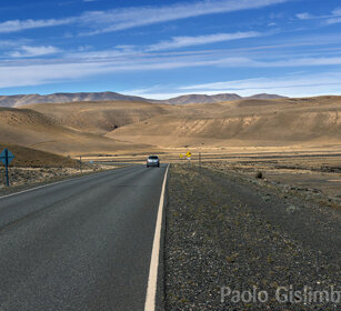la Ruta 40 Bad lands, Argentina