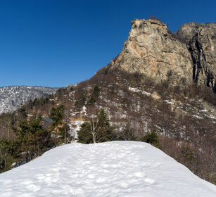 rifugio Melano e rocca Sbarua, Melano refuge the Sbarua mountain, Piemonte, Piedmont