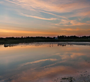tramonto, sunset Camargue