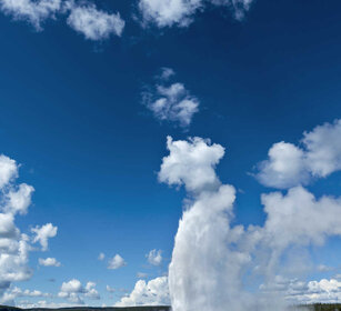 Geyser Old Faithful, Yellowstone NP