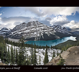 paesaggio, landscape lago Peyto, Peyto lake, Canada paesaggio, landscape lago Peyto, Peyto lake, Canada