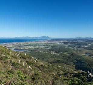paesaggio, landscape vista dal passo sir Lowry, view from the Sir Lowry's pass