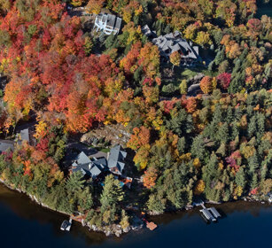 Aerial view Mont Tremblent NP