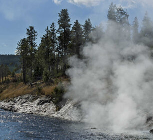 fiume Firehole, Firehole river PN di Yellowstone, Yellowstone NP