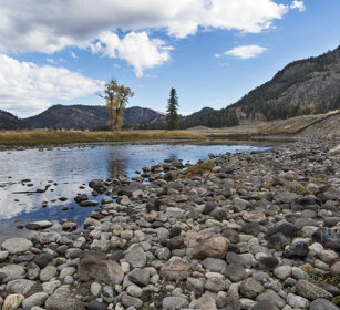 paesaggio, landscape Slough creek, Lamar valley, Yellowstone NP