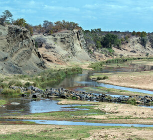 paesaggio, landscape fiume Letaba, Letaba river, Kruger NP