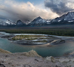 Bow river, Jasper NP